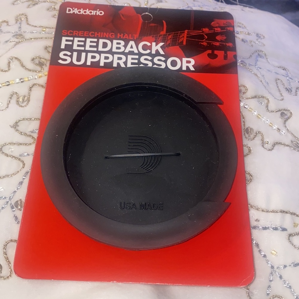 D'Addario Screeching‎ Halt Acoustic Soundhole Cover